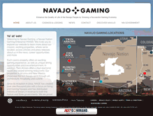 Tablet Screenshot of navajogaming.com